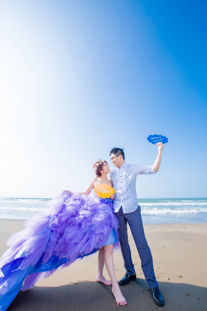 海灘自助婚紗攝影-婚攝ODi